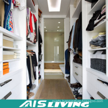 Solid Wood Space Save Custom Made Walk in Closet Wardrobe (AIS-W141)